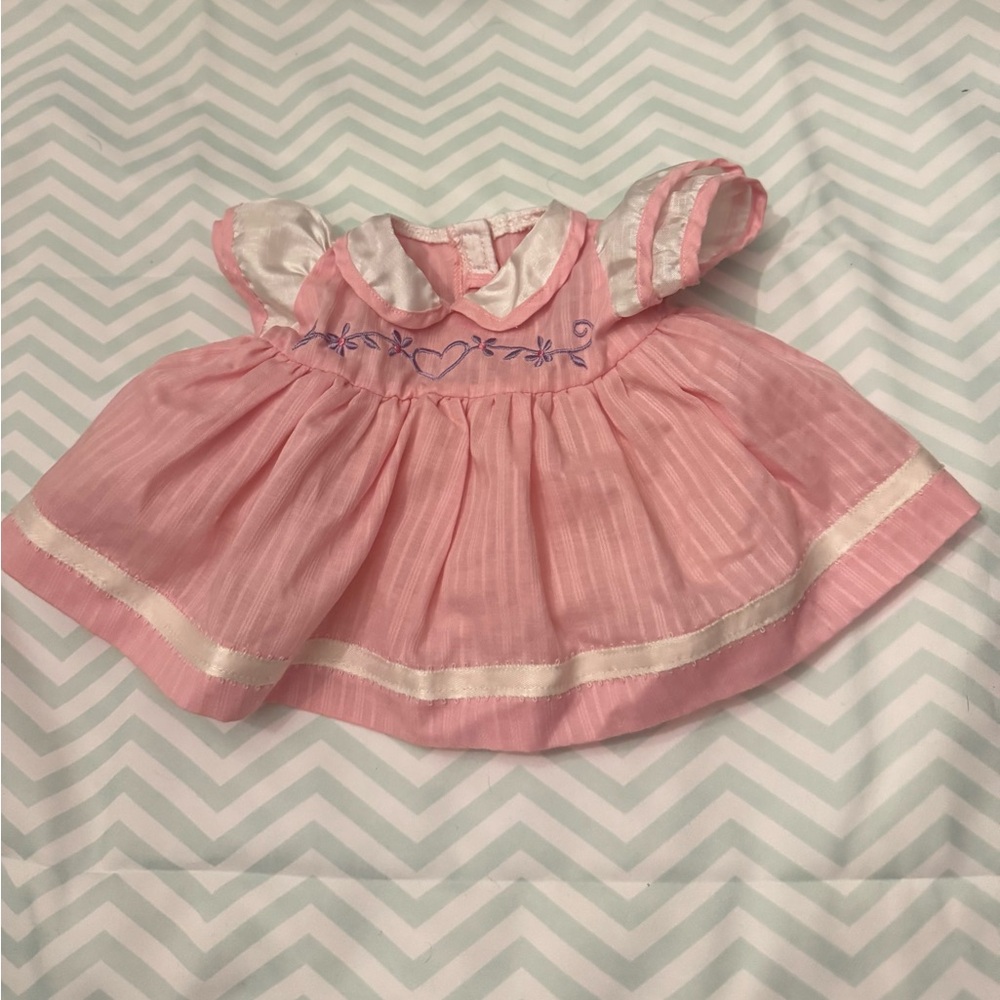 Cabbage Patch Kids Pink Dress with Embroidered Details for Cornsilk Kids